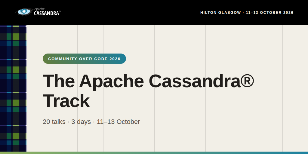 Apache Cassandra at Community Over Code 2026